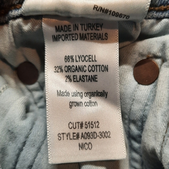 Agolde Nico High Rise Straight Button Fly Jeans Womens Size 25 - Picture 10 of 10